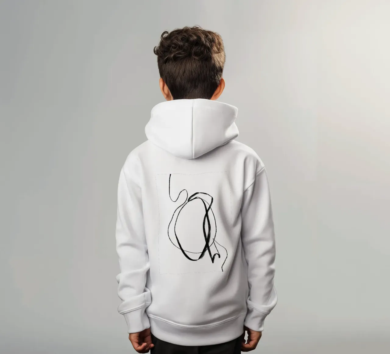 Circle Two felpa bambino con cappuccio da Studio B