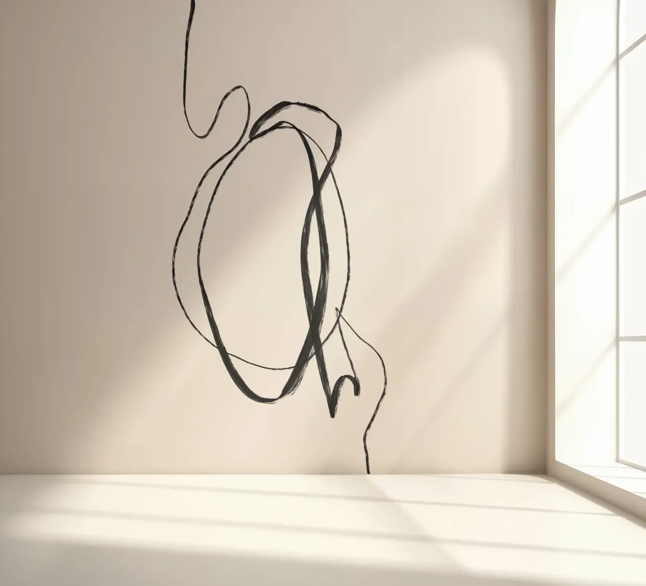 Circle Two fotobehang van Studio B