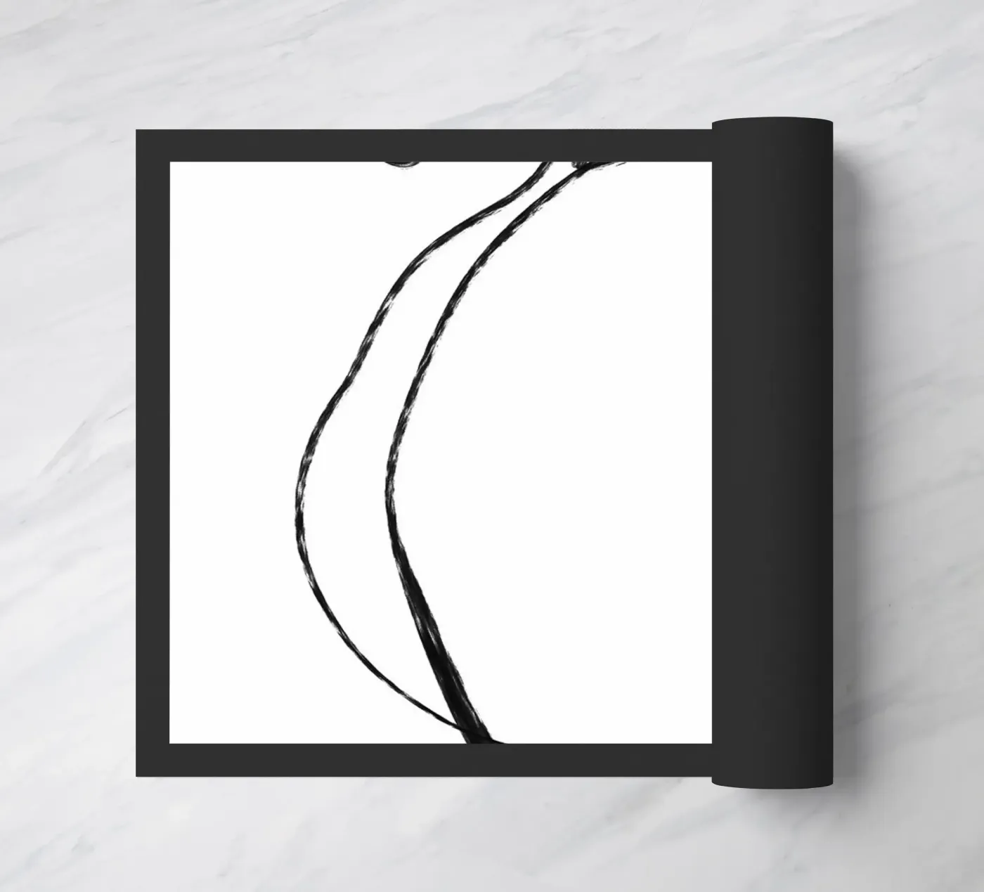 Circle Two Fußmatte von Studio B