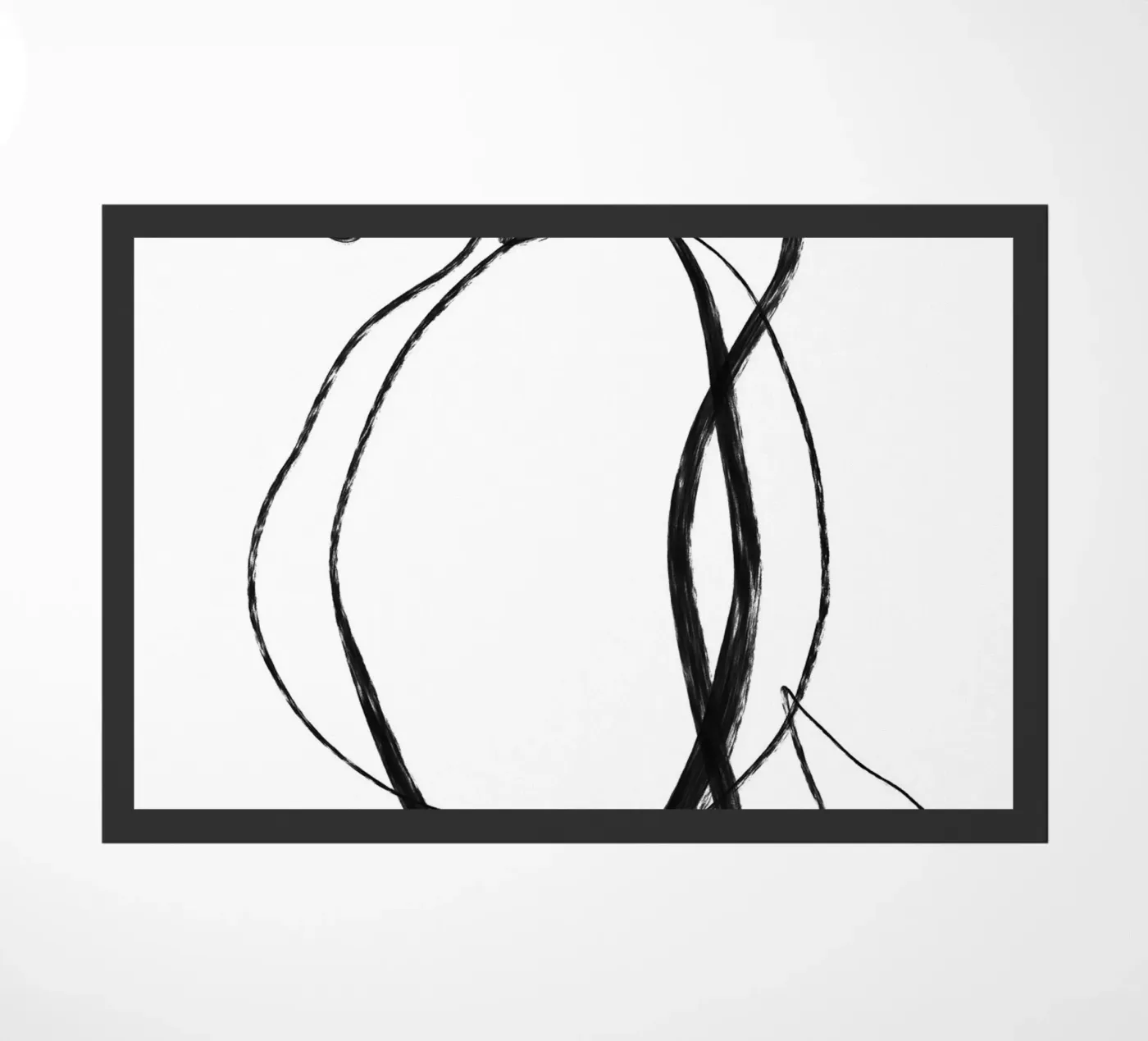 Circle Two Fußmatte von Studio B