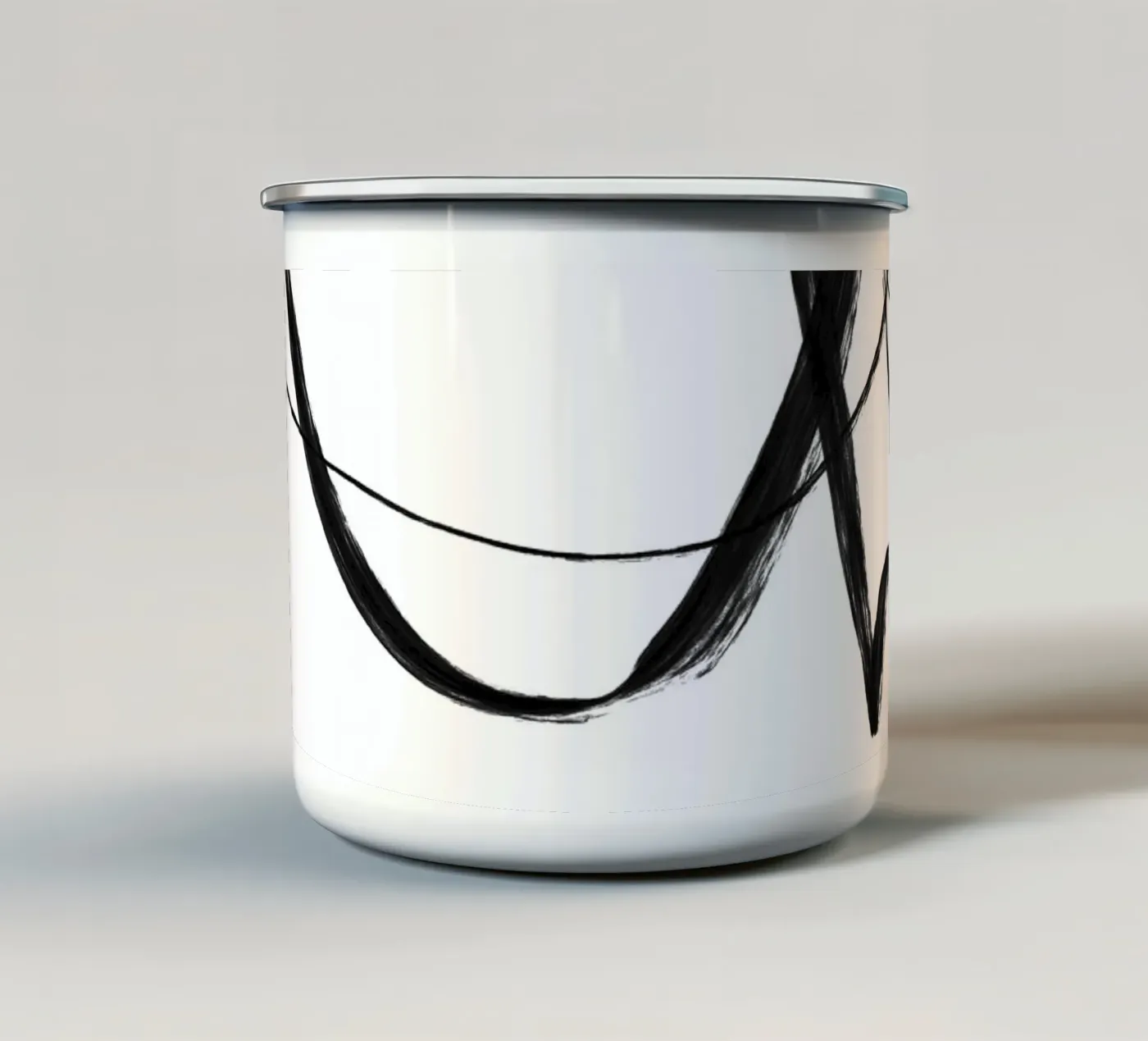 Circle Two enamel mug by Studio B