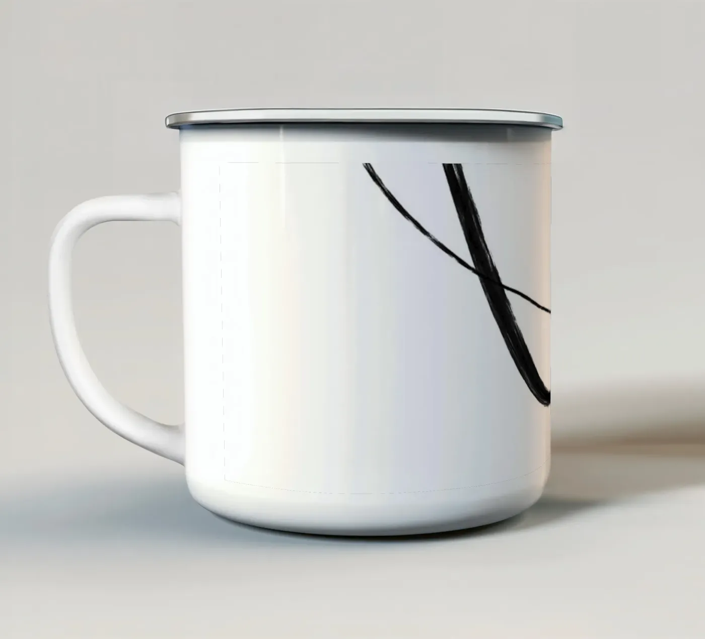 Circle Two enamel mug by Studio B