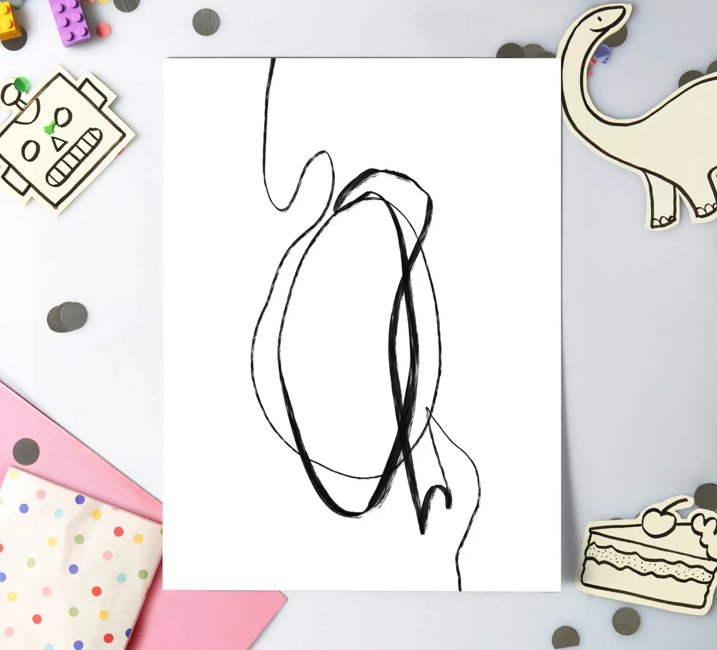 Circle Two Stickerbogen von Studio B