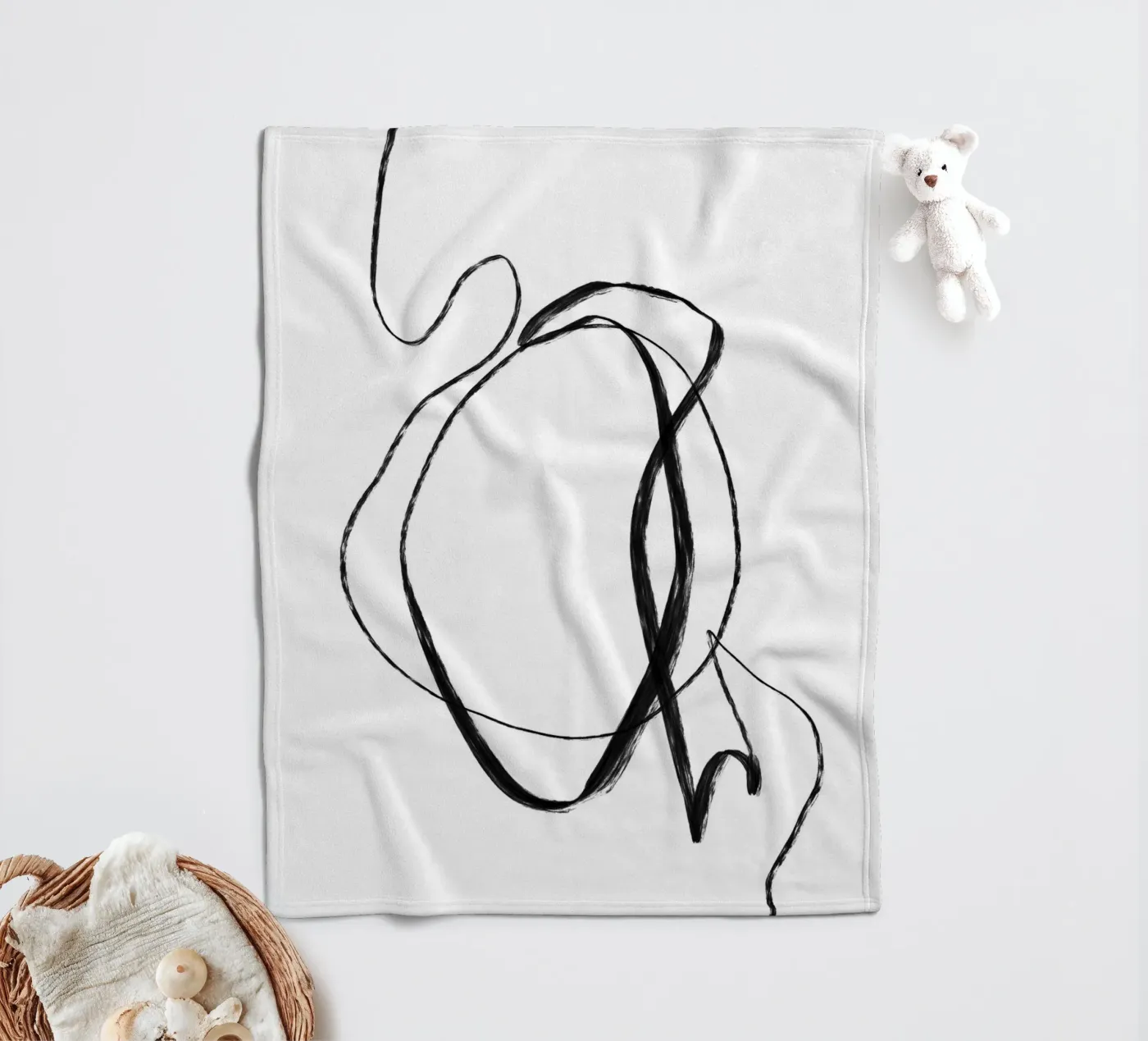 Circle Two Fleecedecke von Studio B