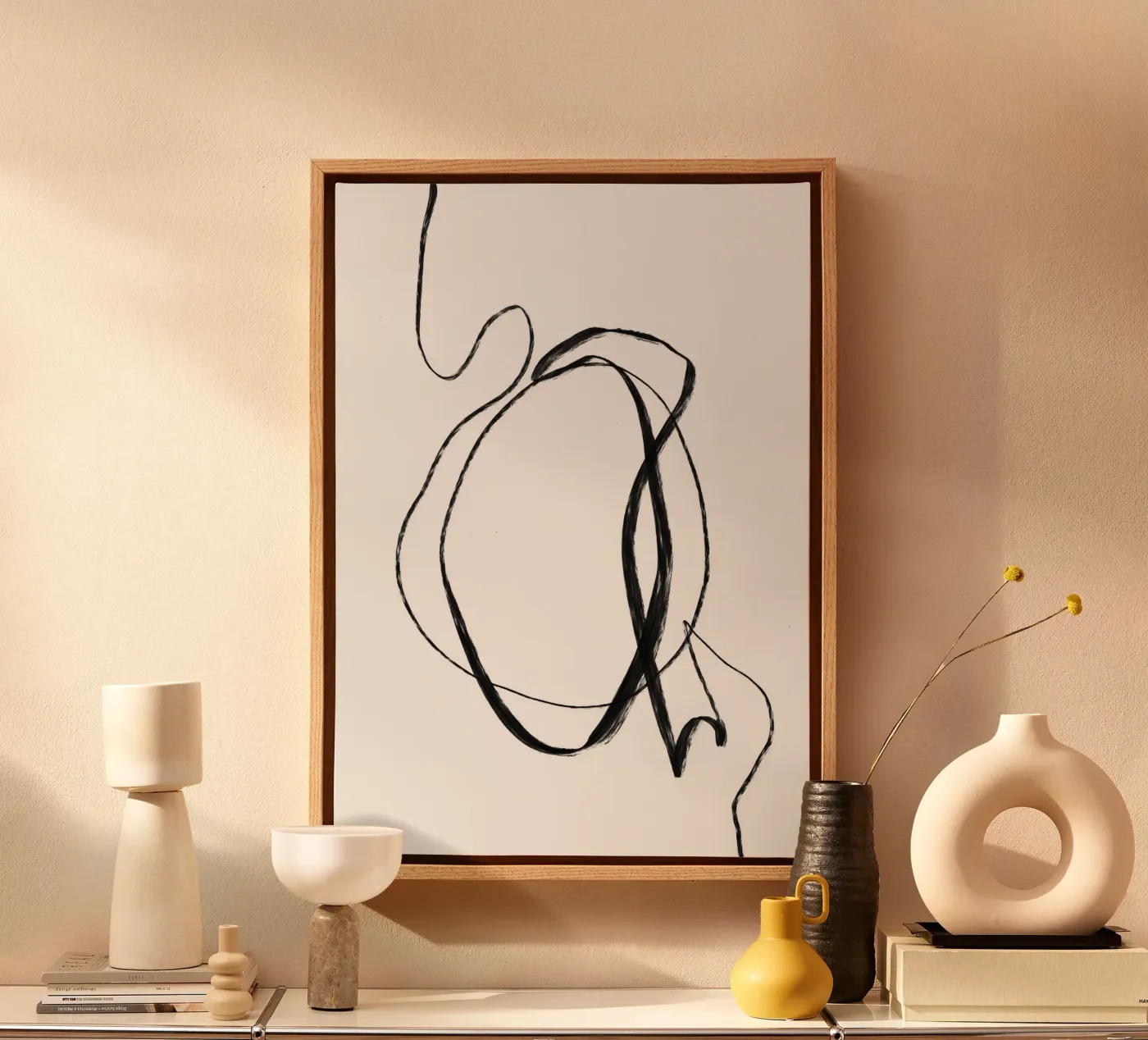 Circle Two canvas van Studio B