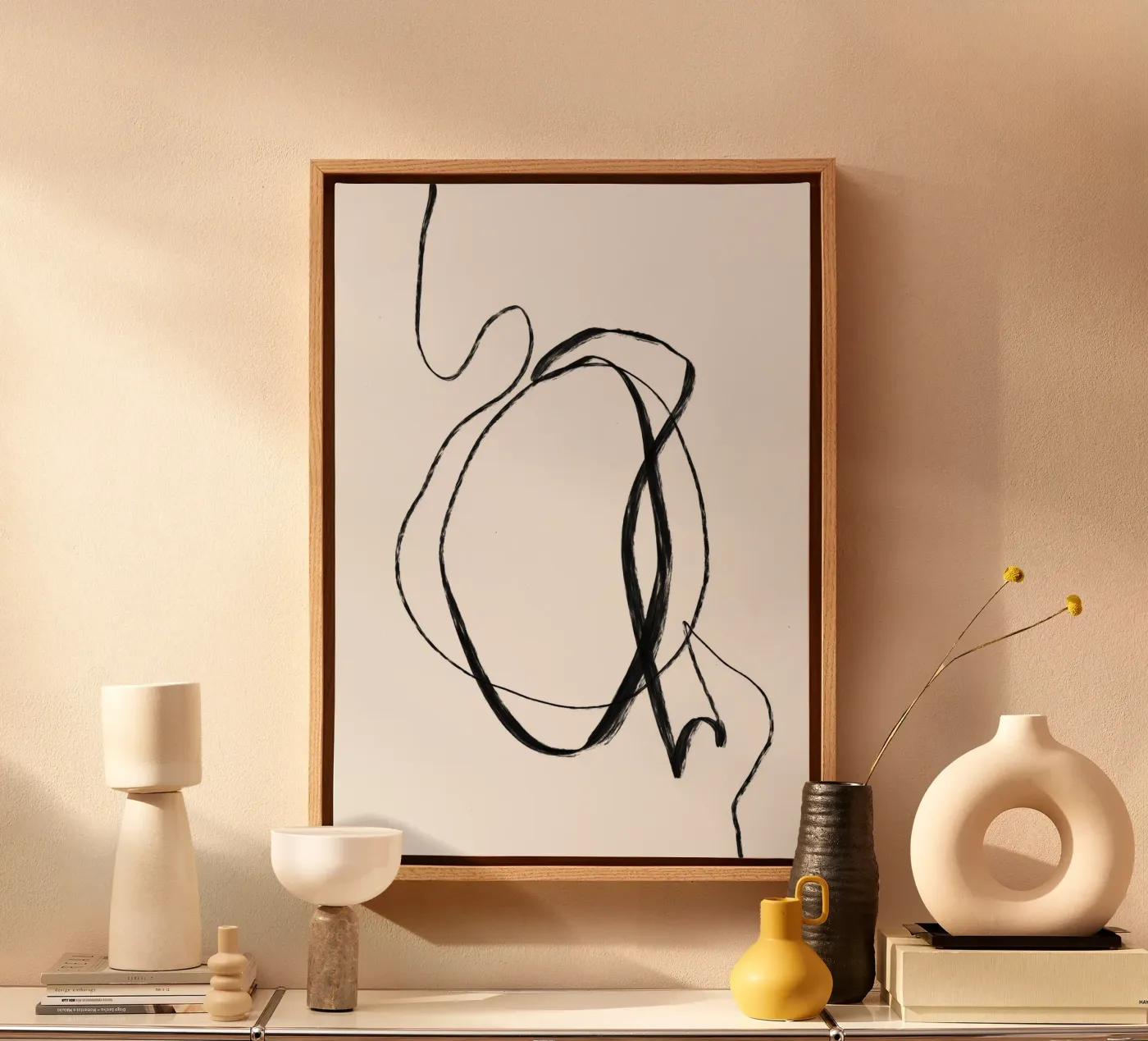 Circle Two canvas by Studio B