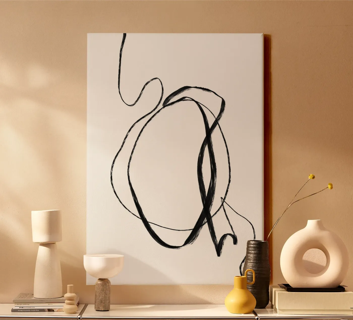 Circle Two canvas by Studio B