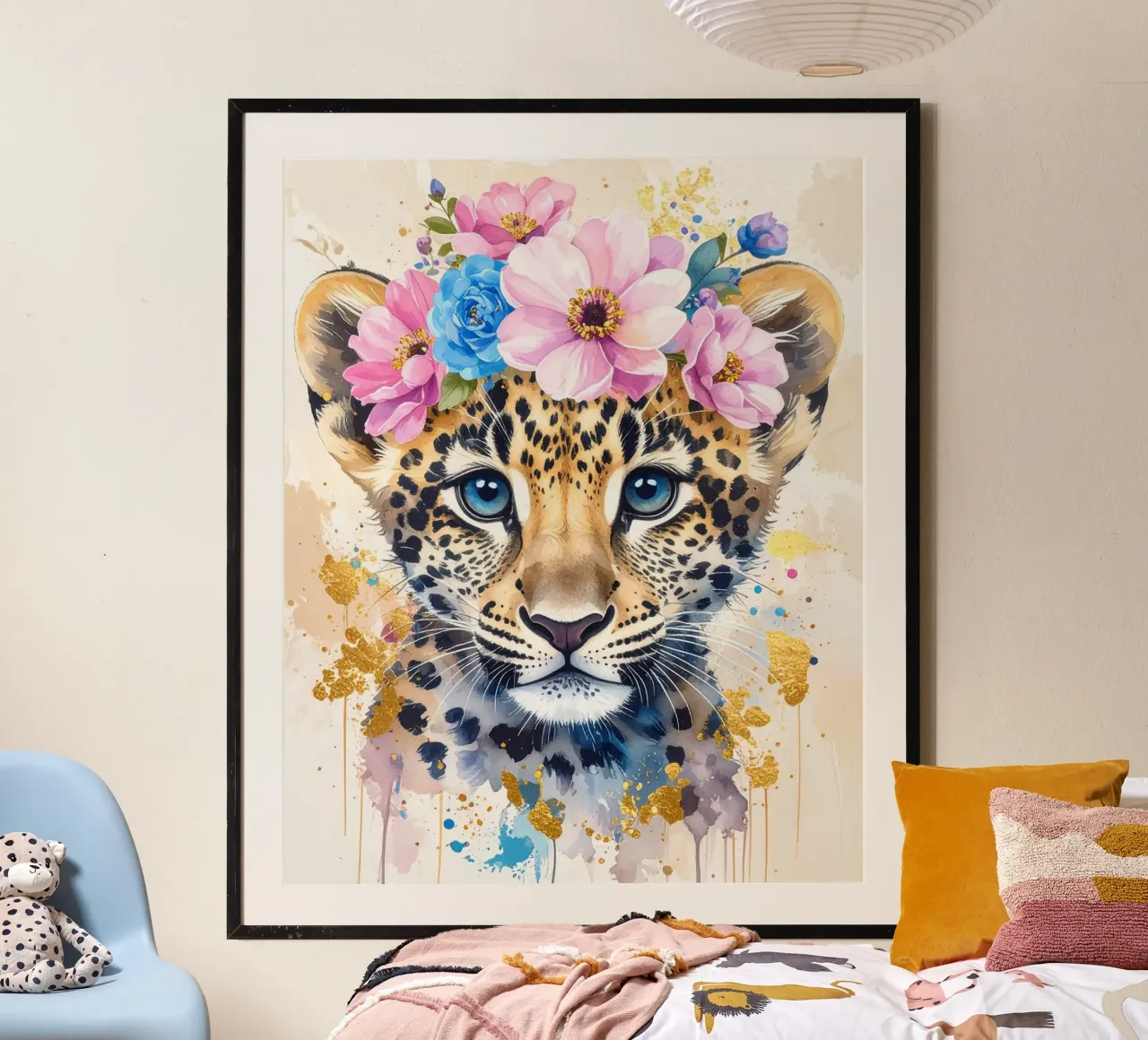 Die verträumte kleine Leopardin Hahnemühle von Katalier (Kids)