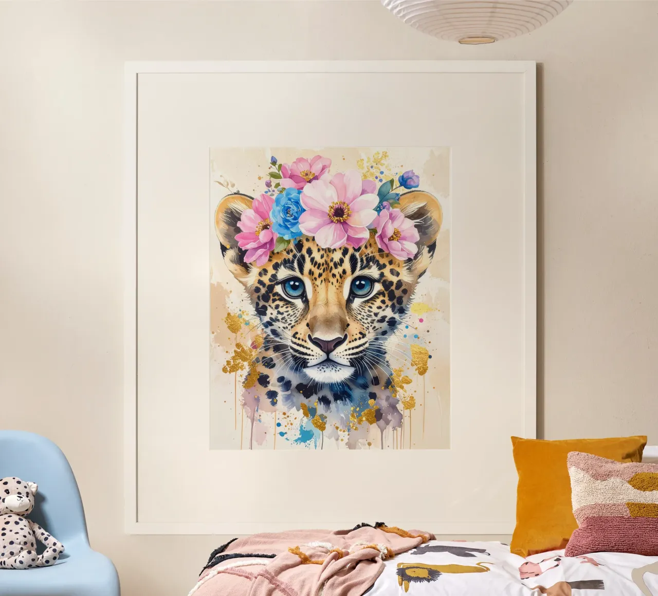 Die verträumte kleine Leopardin Hahnemühle von Katalier (Kids)