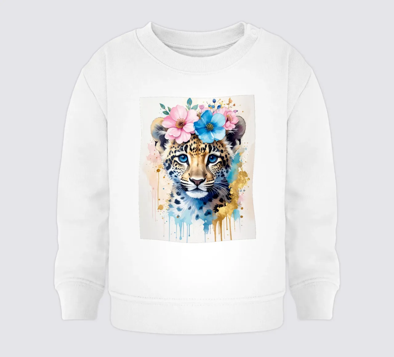 La piccola leopardessa sognatrice felpa neonato da Katalier (Kids)