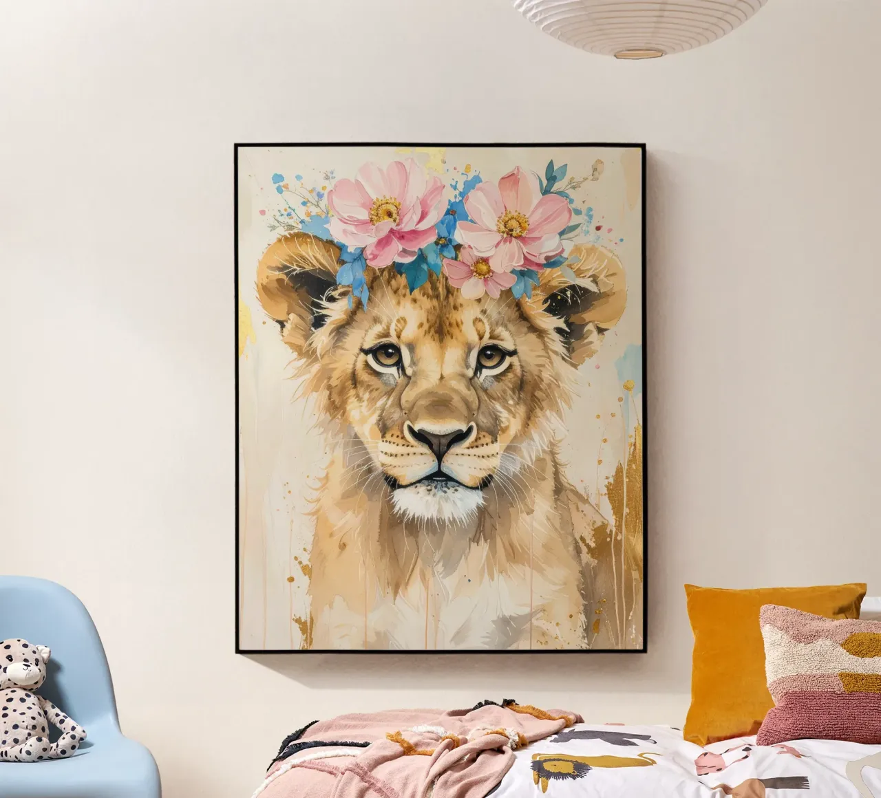 Il piccolo leone sognatore plexiglass da Katalier (Kids)