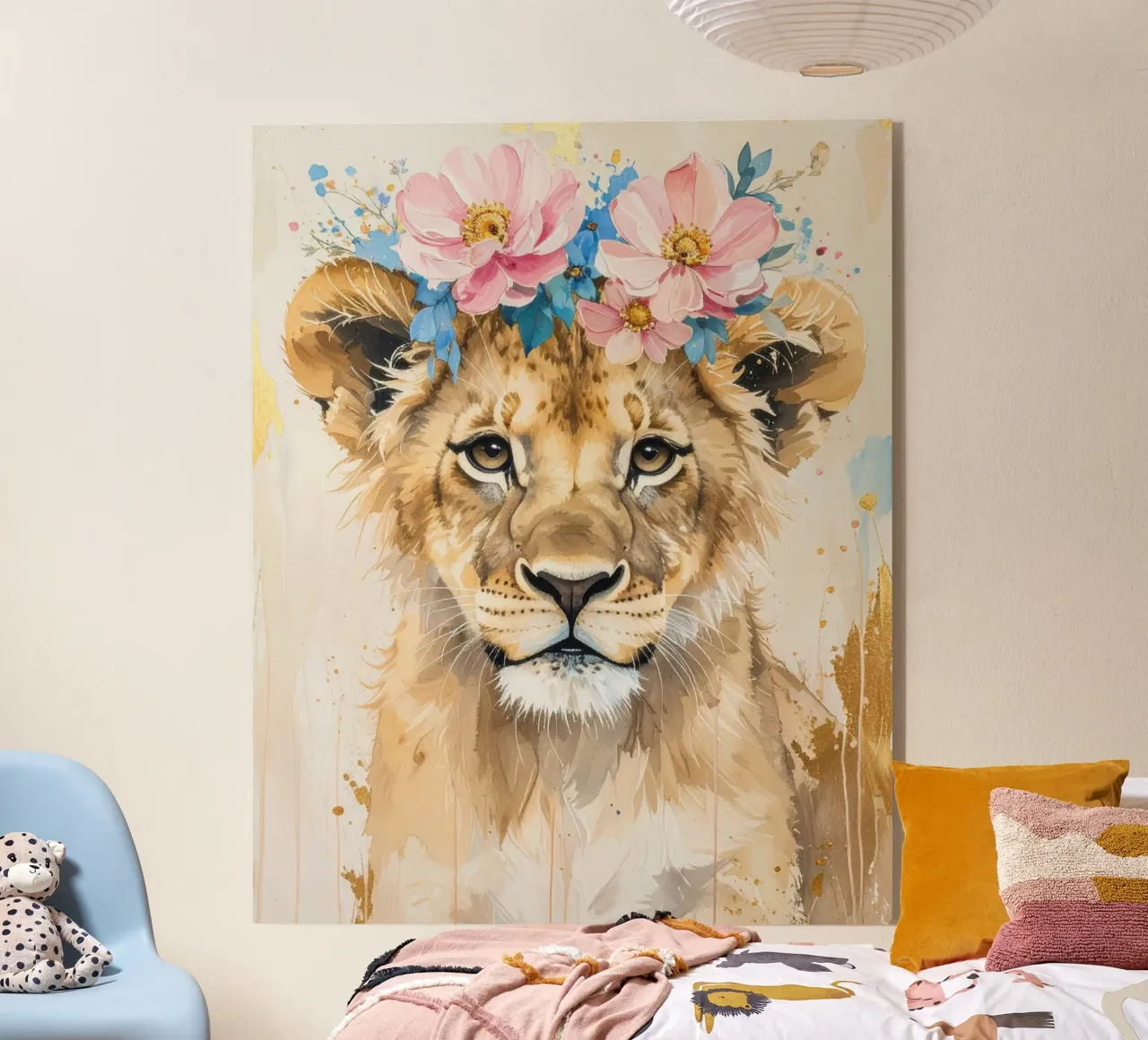 Il piccolo leone sognatore plexiglass da Katalier (Kids)