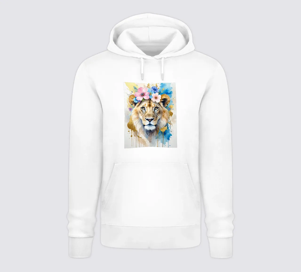 Il leone sognatore felpa con cappuccio da Katalier (Kids)