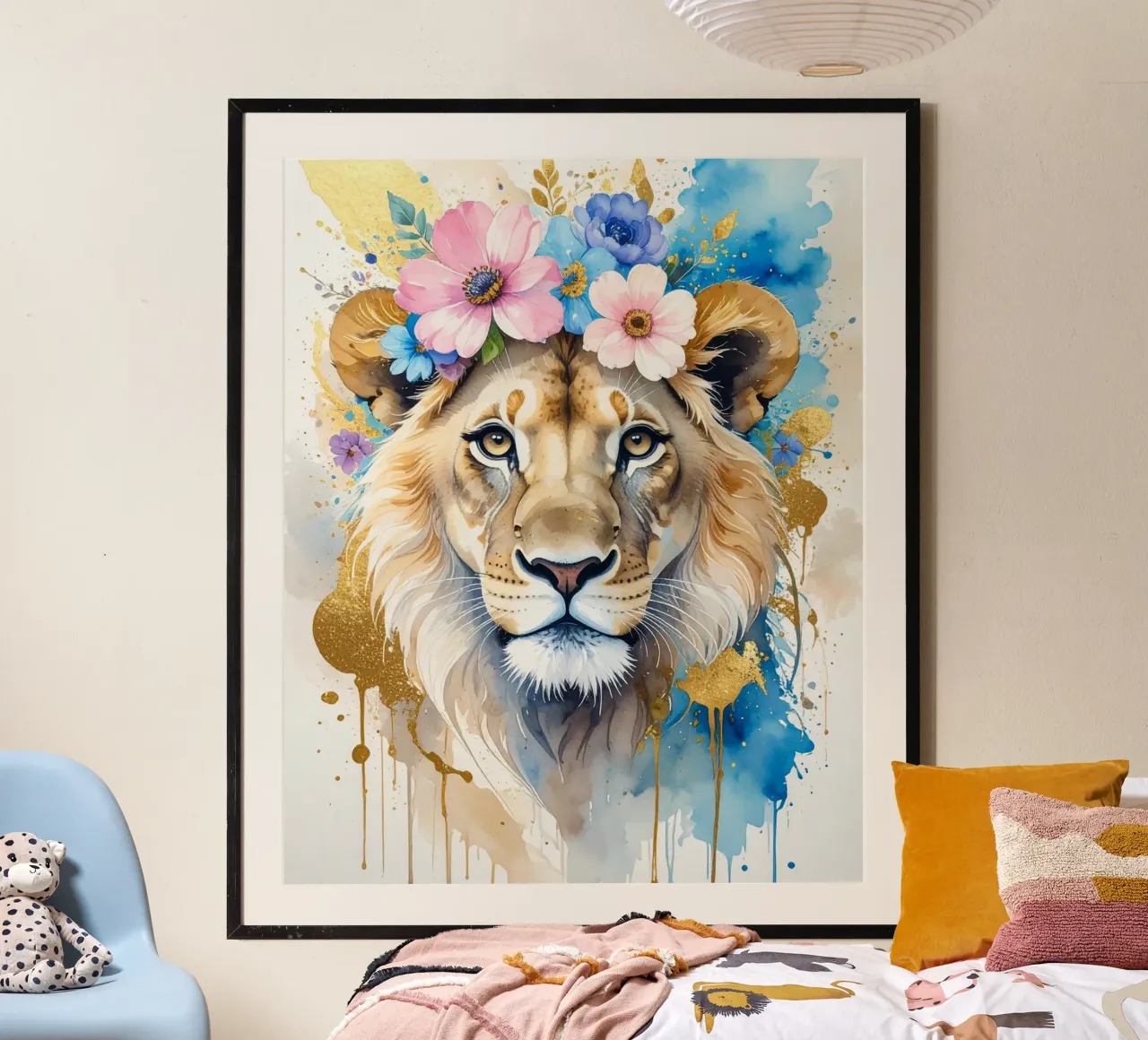 Il leone sognatore carta hahnemühle da Katalier (Kids)