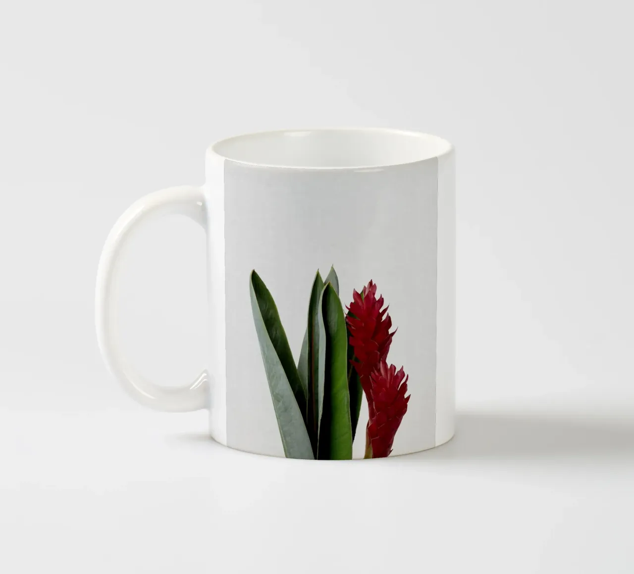 Fiore rosso tazza in ceramica da Orara Studio
