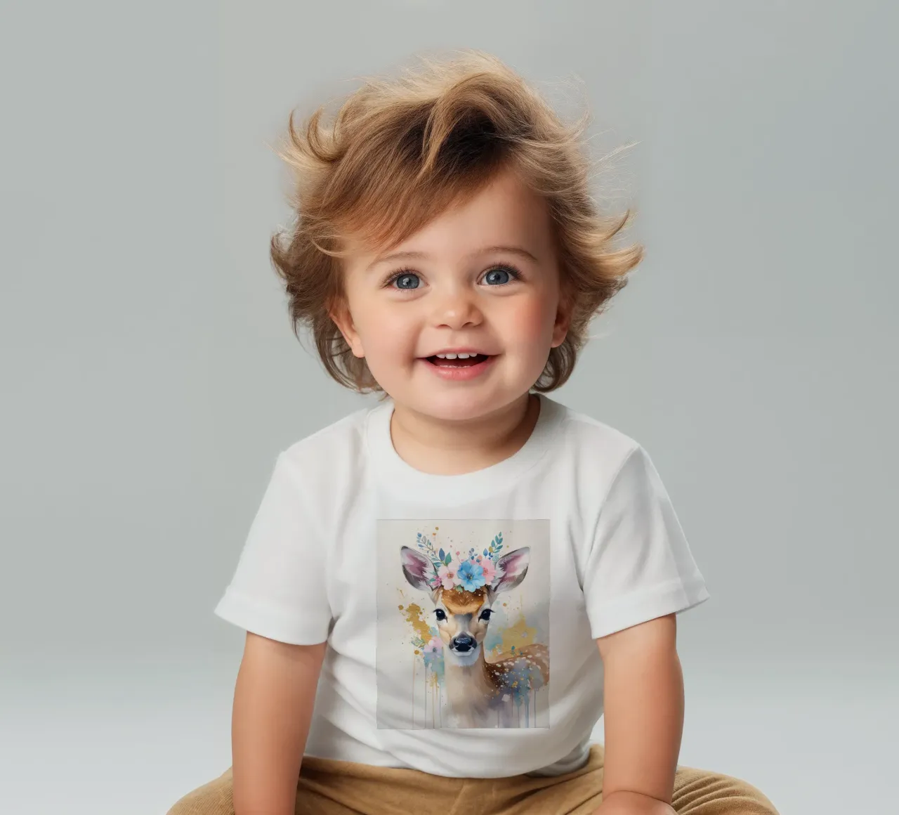 Il piccolo cervo sognatore maglietta neonato da Katalier (Kids)