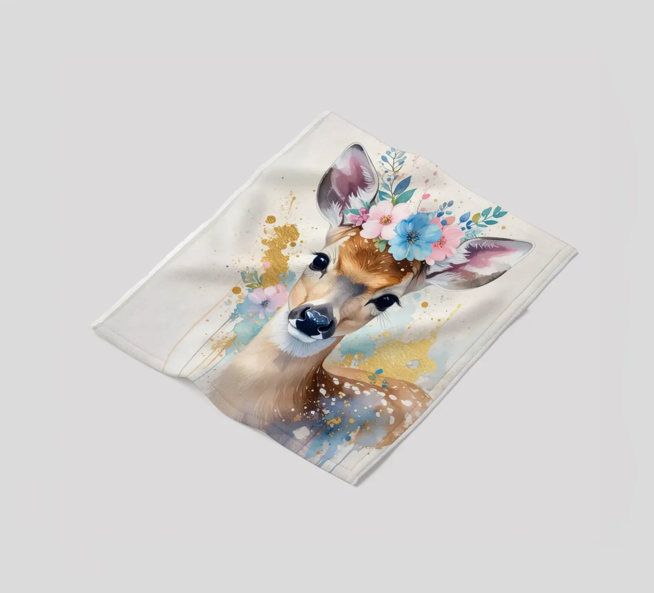 Il piccolo cervo sognatore coperta in pile da Katalier (Kids)