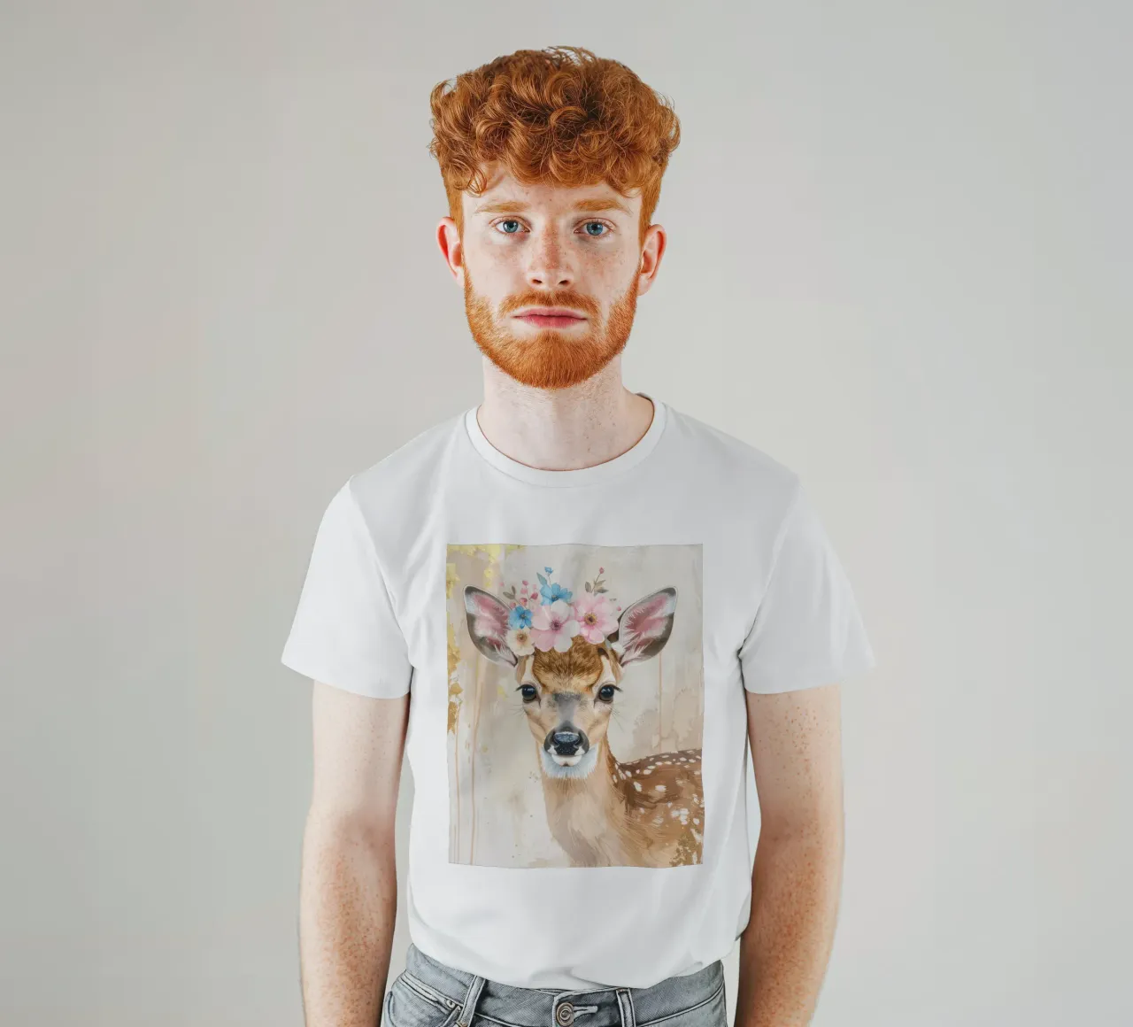 Il piccolo cervo sognatore t-shirt da Katalier (Kids)
