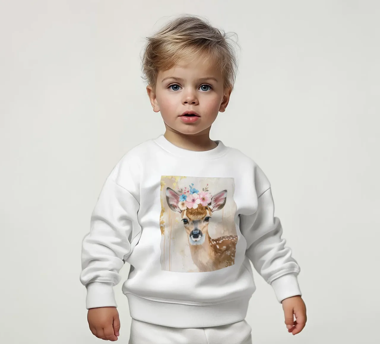 Il piccolo cervo sognatore felpa neonato da Katalier (Kids)