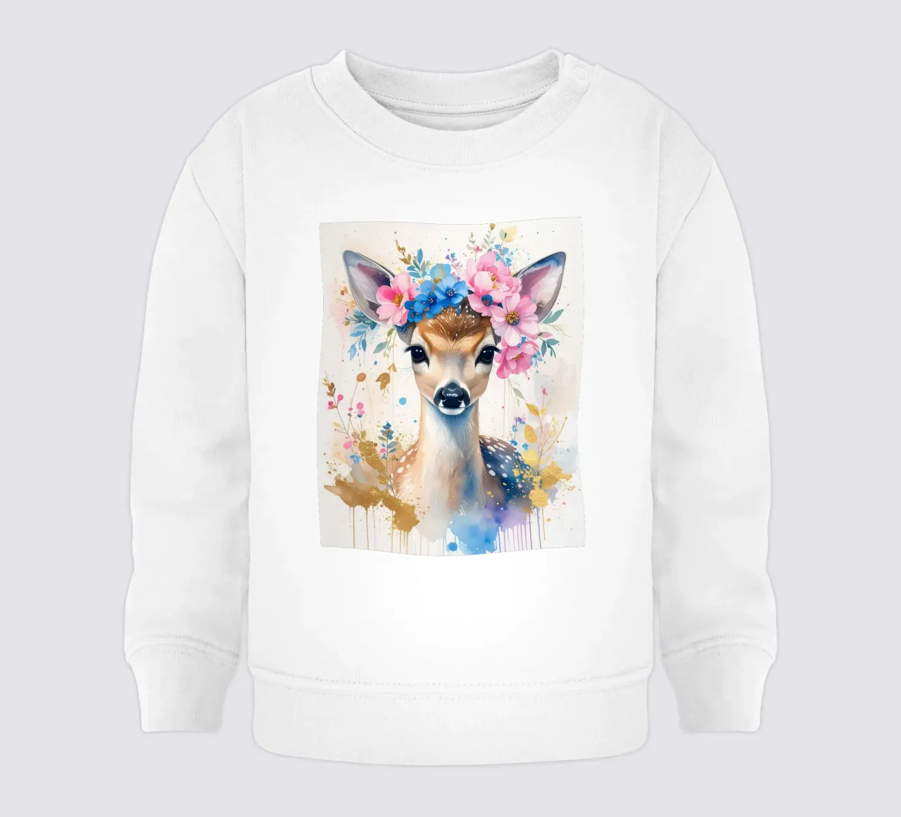 Il piccolo cervo sognatore felpa neonato da Katalier (Kids)