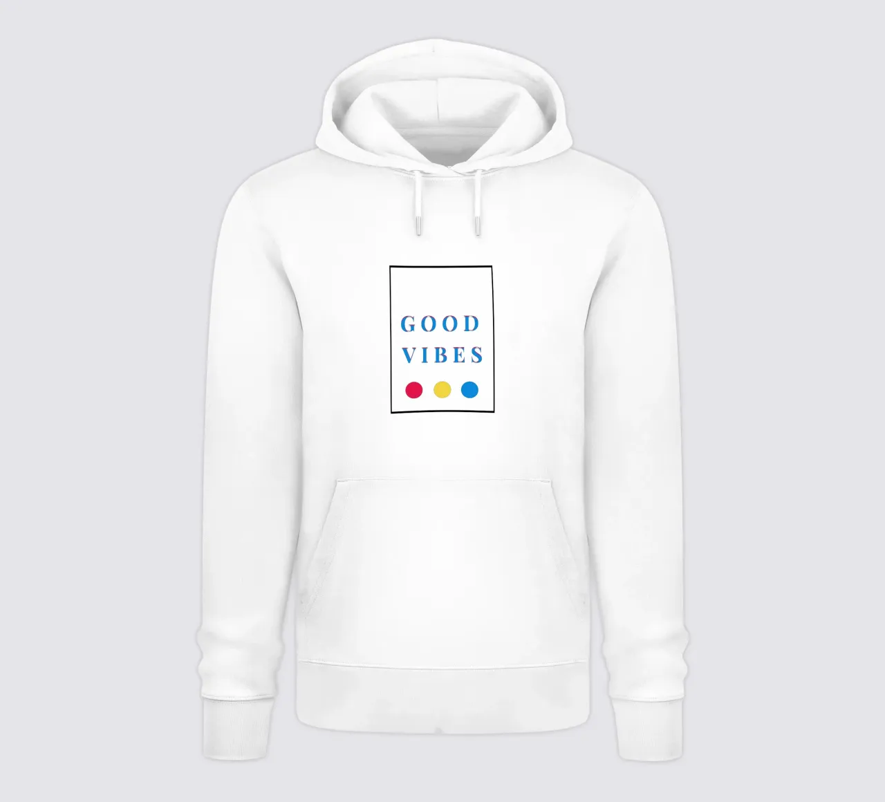 Buone vibrazioni felpa con cappuccio da BenCoStyle