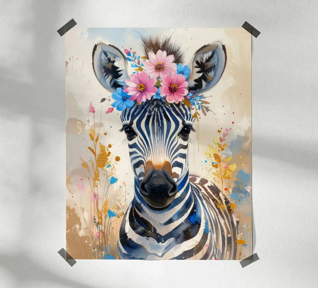 Das verträumte Zebra Hahnemühle von Katalier (Kids)