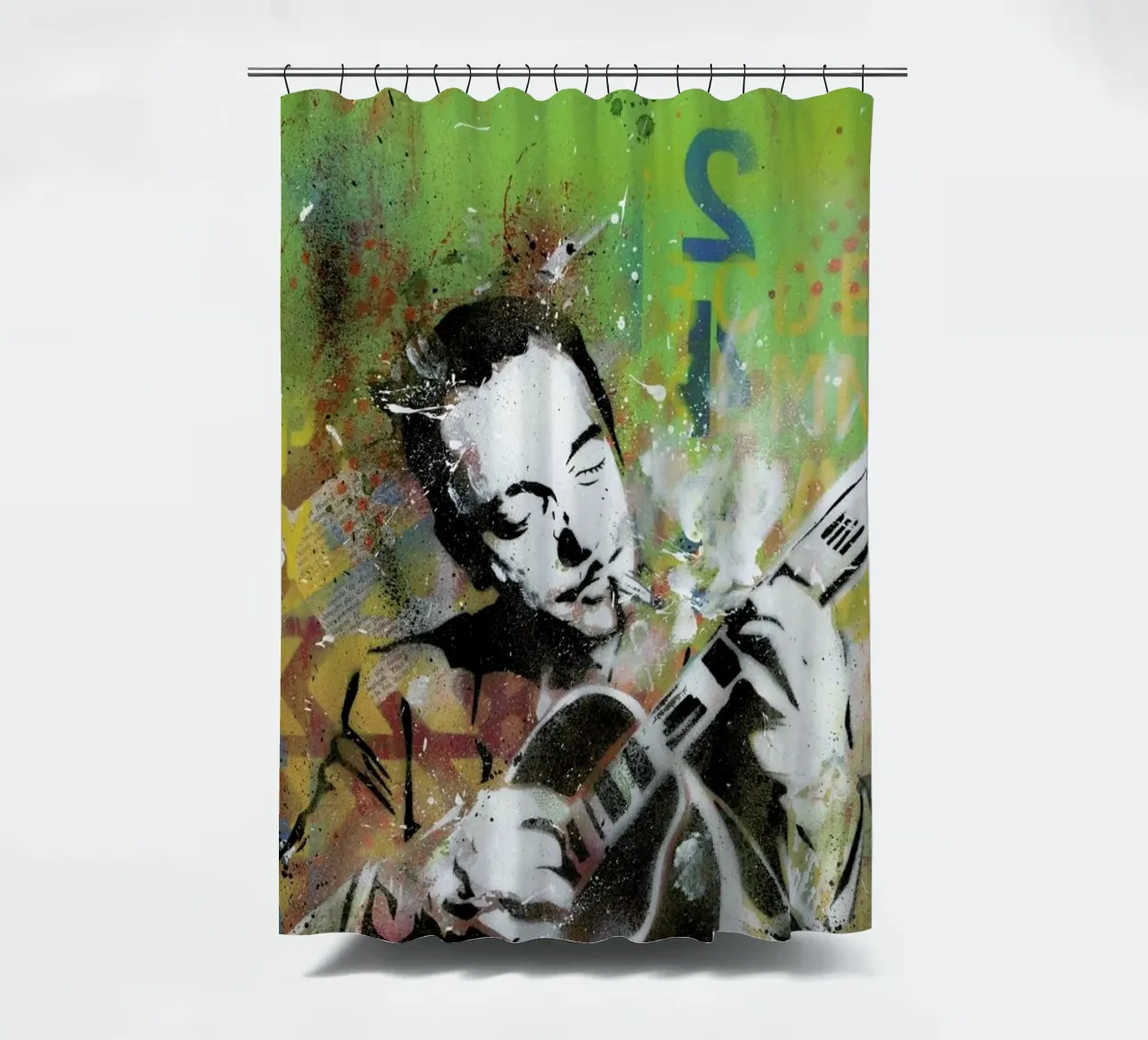 Django cortina de baño de Tameo