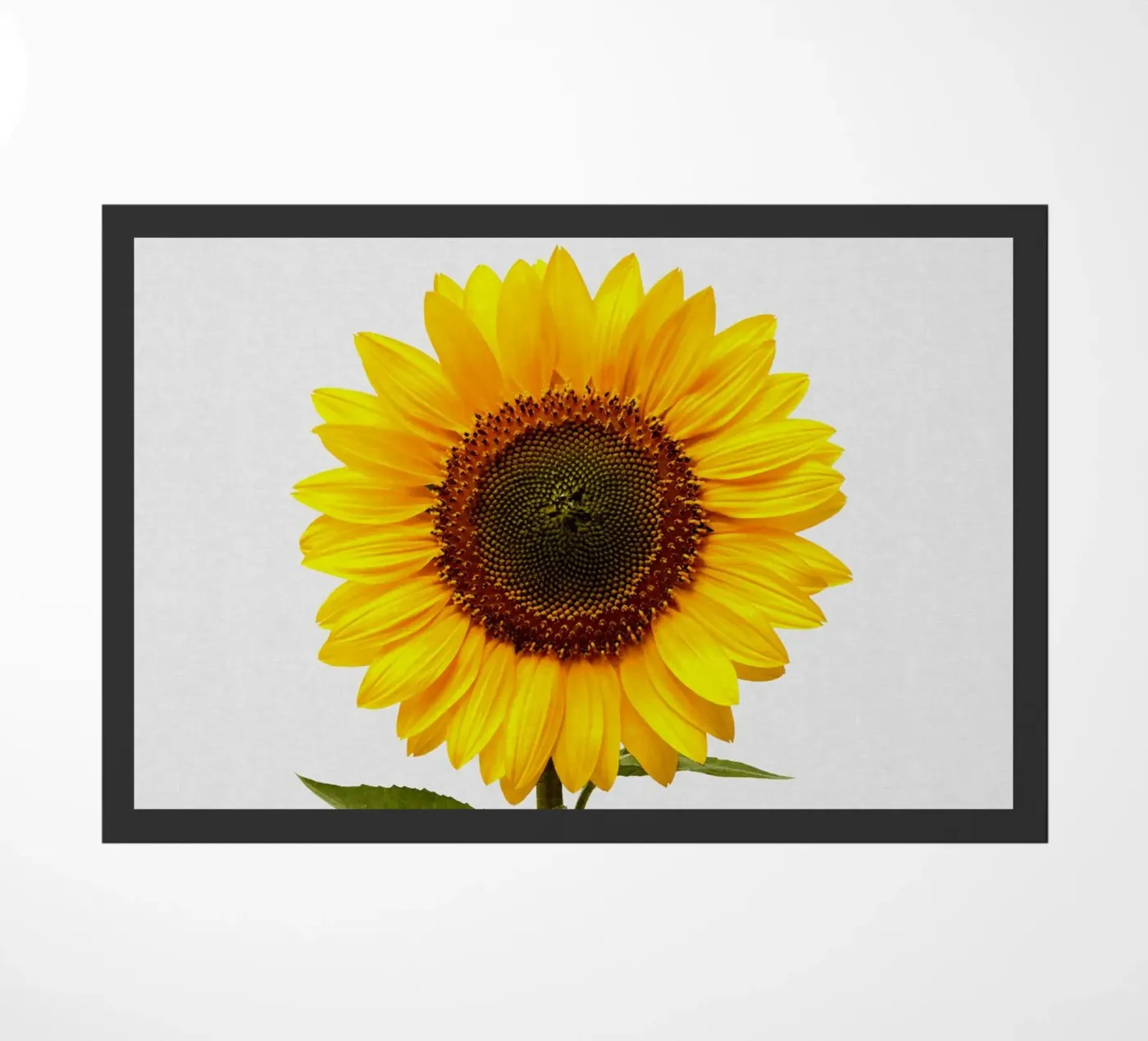 Zonnebloem deurmat van Orara Studio