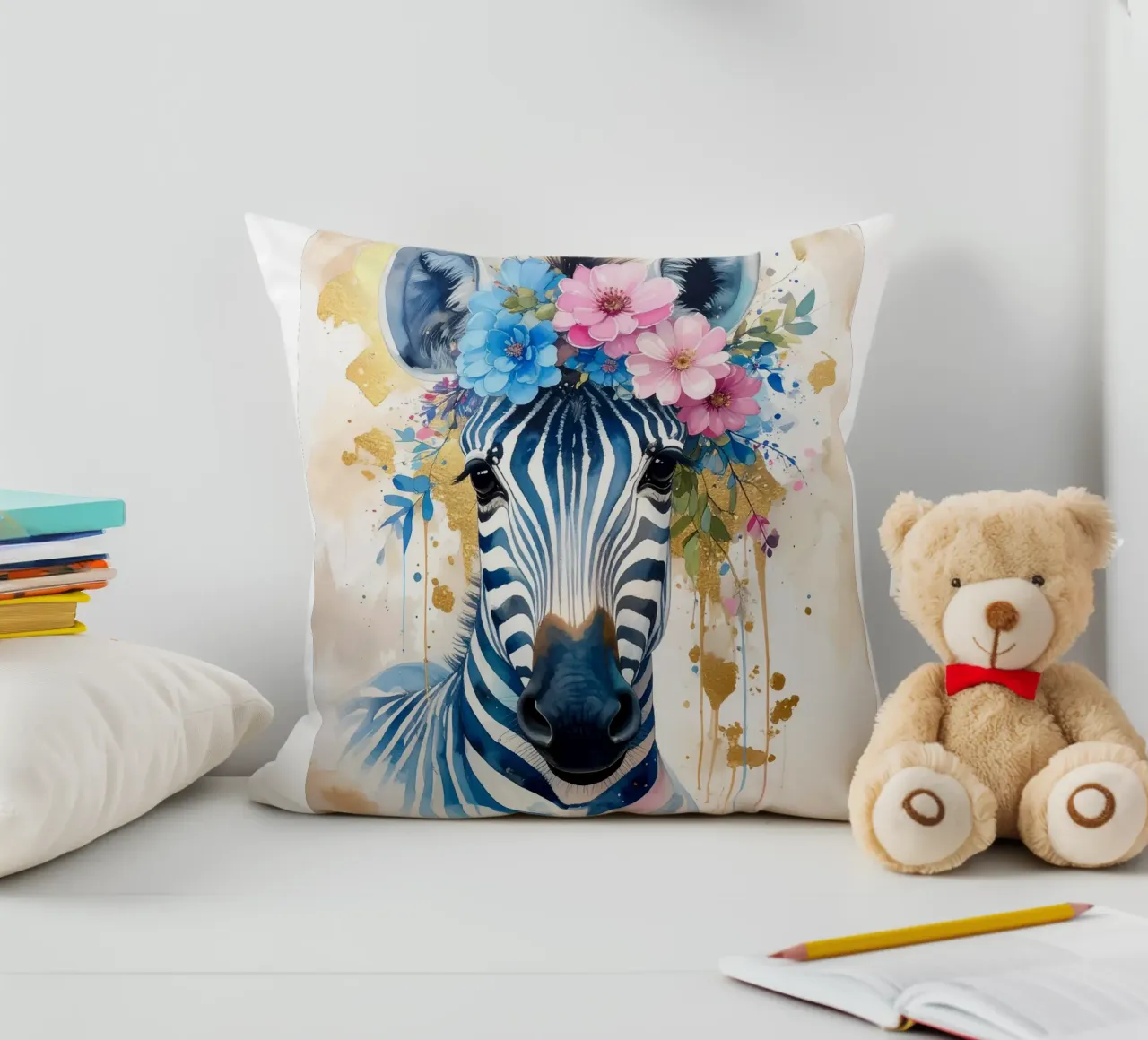 La zebra sognante cuscino da Katalier (Kids)