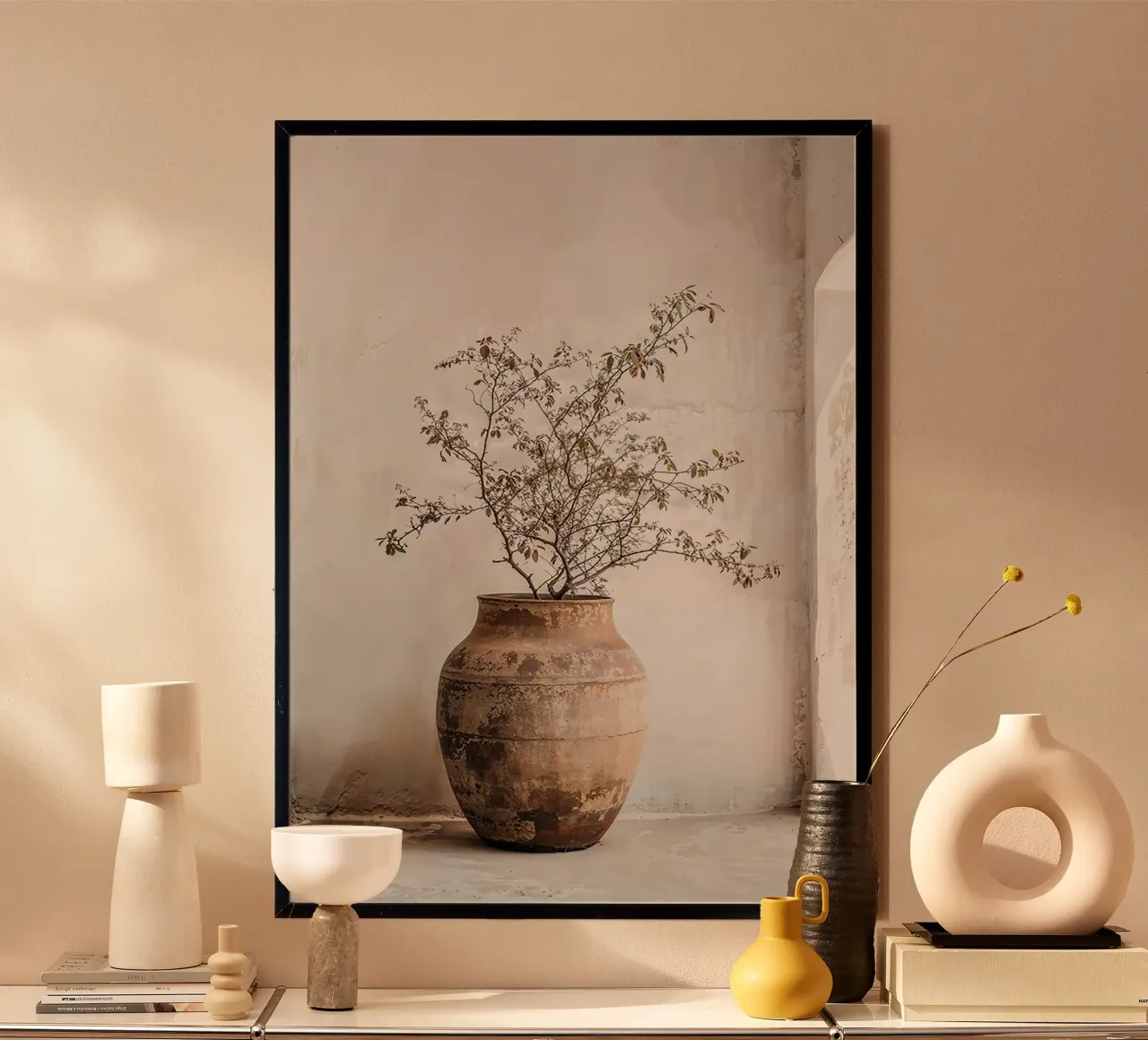 Vaso di fiori Boho n. 1 carta hahnemühle da Sowa Studio