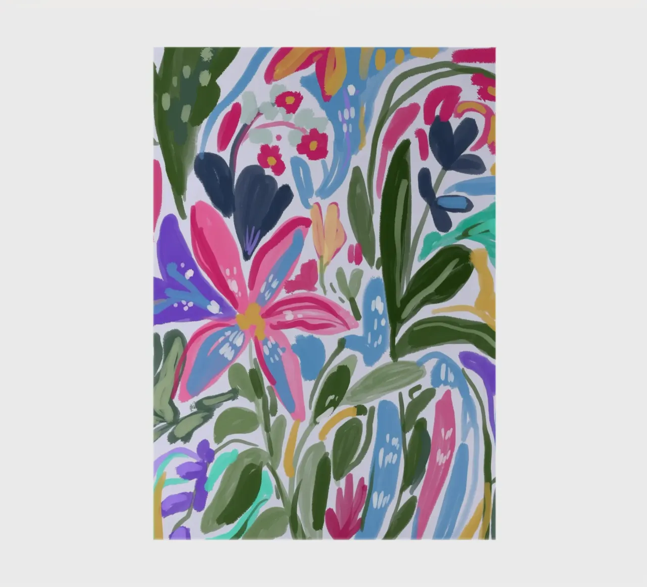 Radiance in Bloom: An Abstract Floral Symphony of Joyful Pin notebook by mysteriouscoco