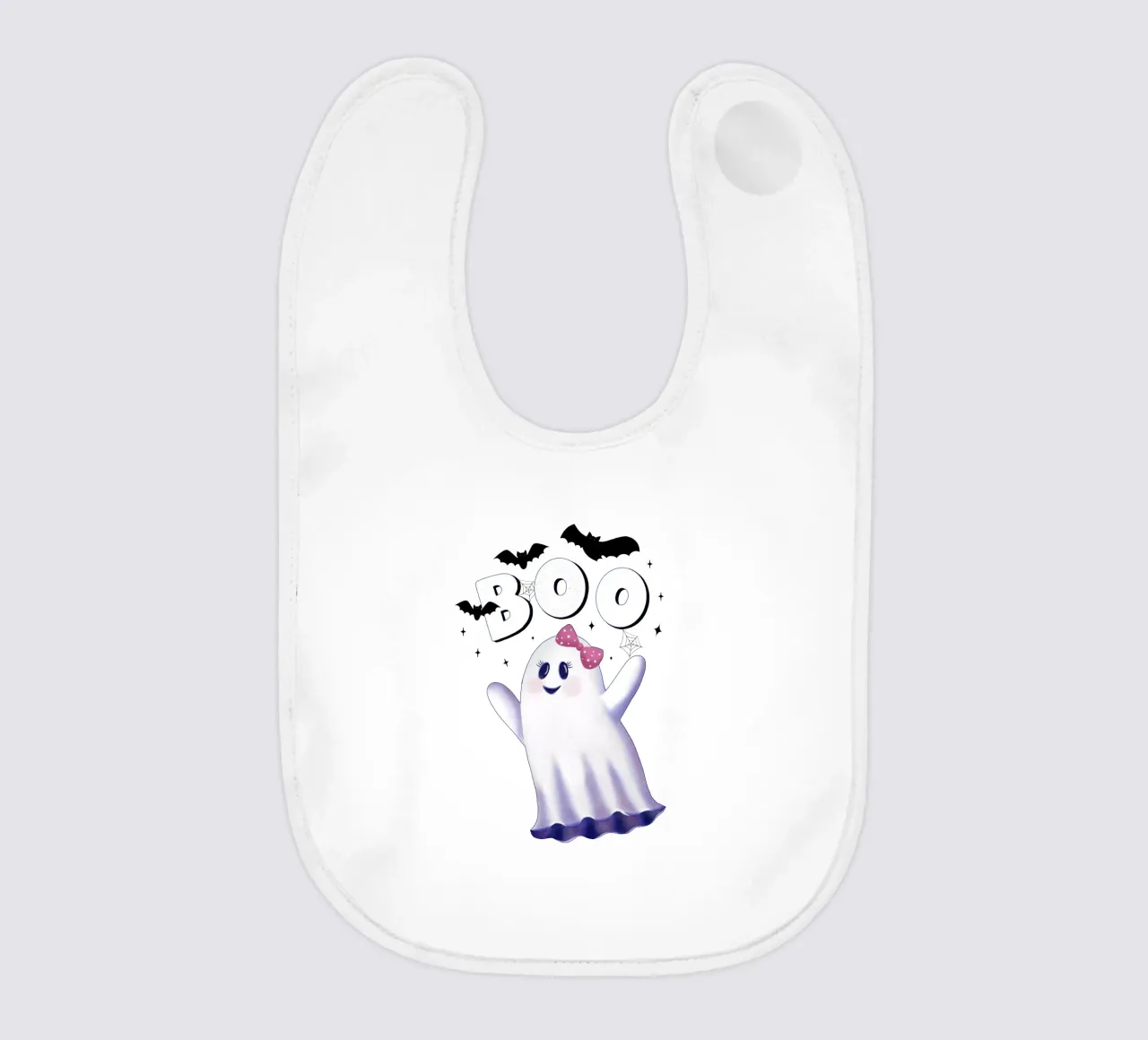 Boo. L'ora delle streghe e Halloween. bavaglino da CalliLetters