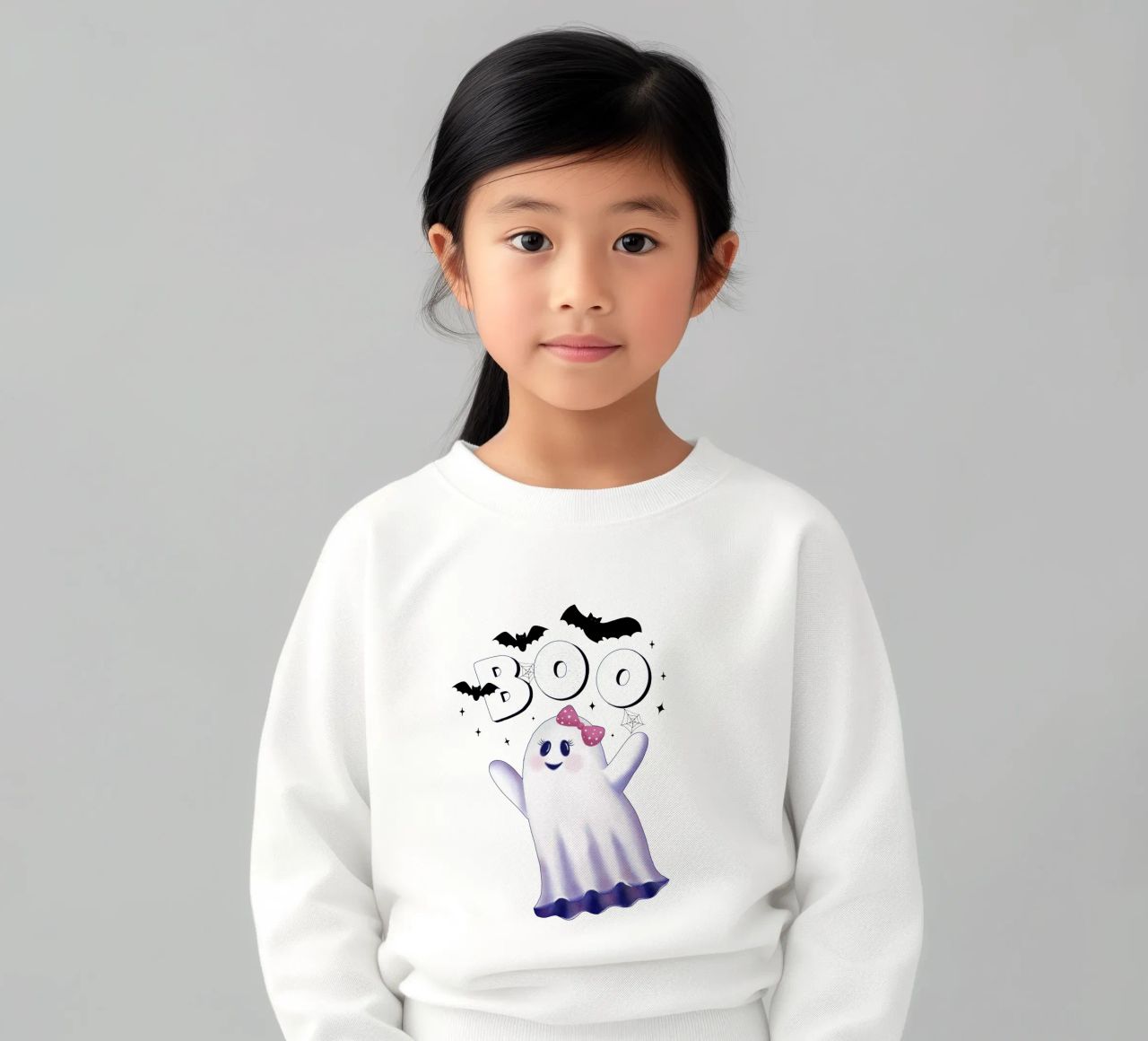 Boo. L'ora delle streghe e Halloween. felpa bambino da CalliLetters