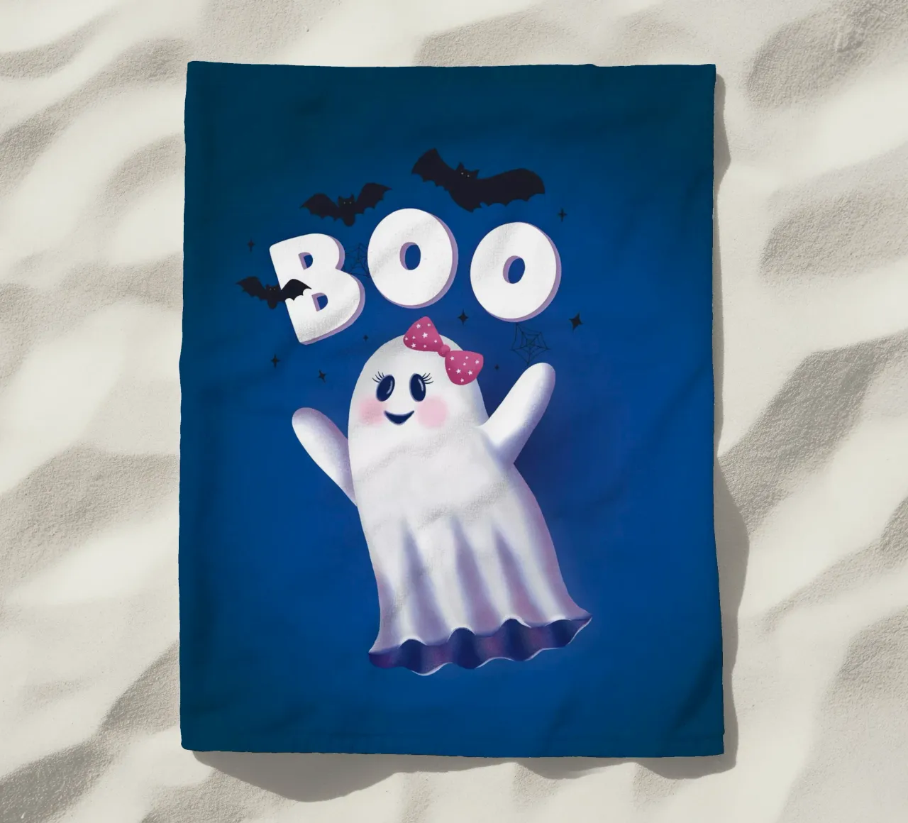 Boo. L'ora delle streghe e Halloween. telo mare da CalliLetters