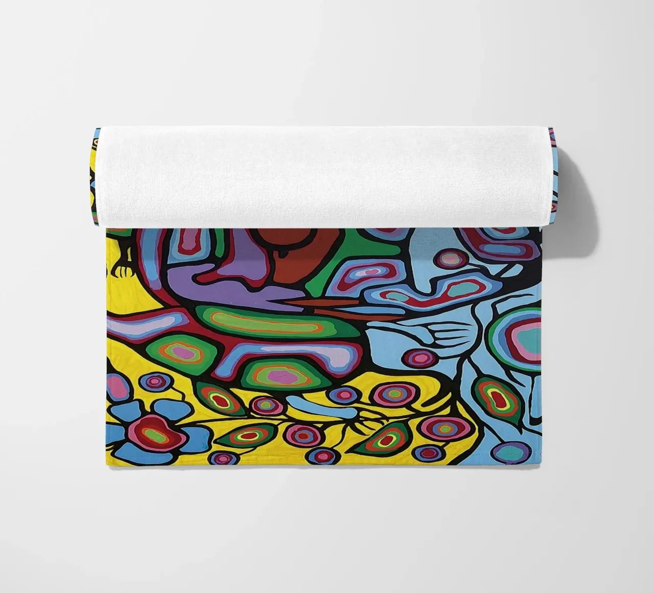 Norval Morrisseau Sciamano e tartarughe telo mare da Riley Art Studio
