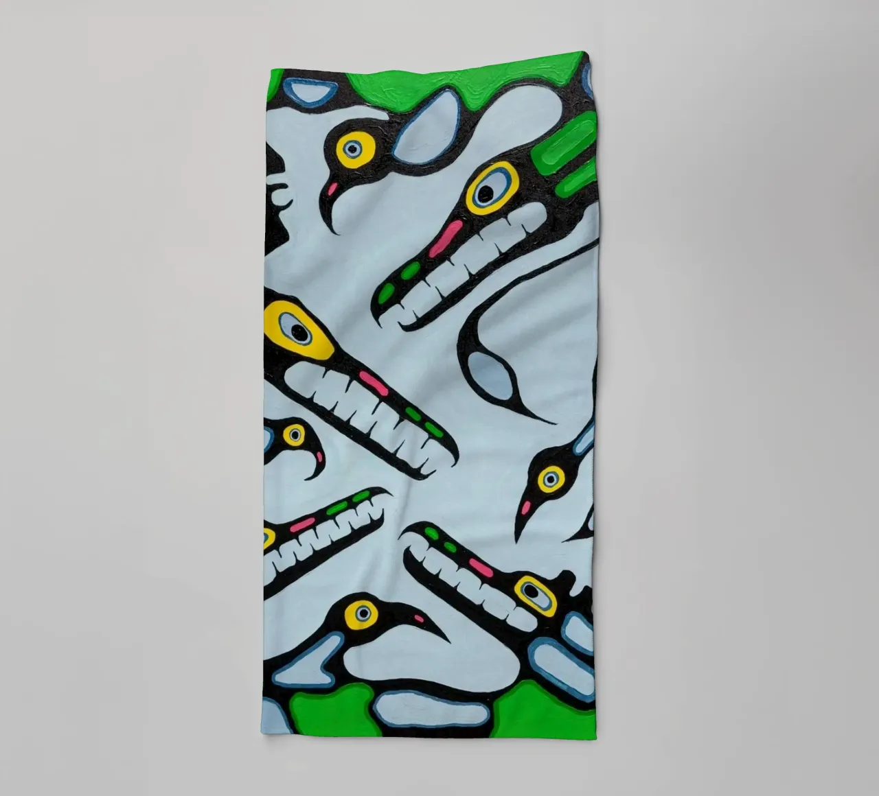 Norval Morrisseau Sogni di sciamano asciugamano da bagno da Riley Art Studio