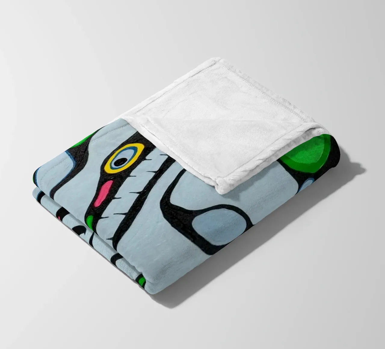 Norval Morrisseau Sogni di sciamano coperta in pile da Riley Art Studio