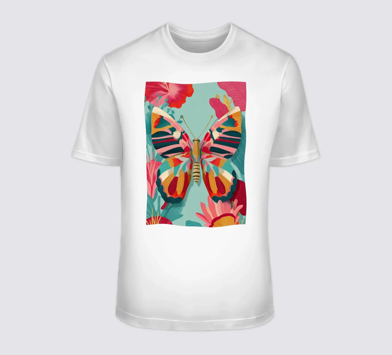 Portrait of a Butterfly in Bloom t-shirt da Luca