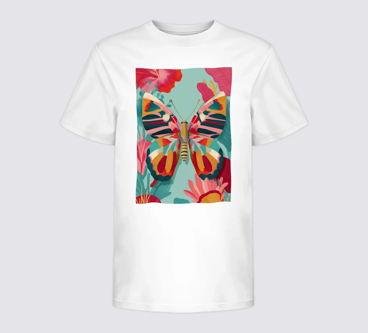 Portrait of a Butterfly in Bloom t-shirt bambini da Luca