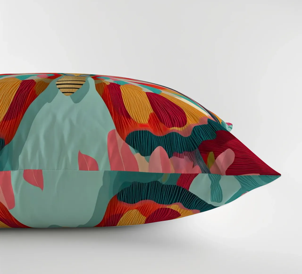 Portrait of a Butterfly in Bloom cuscino da Luca