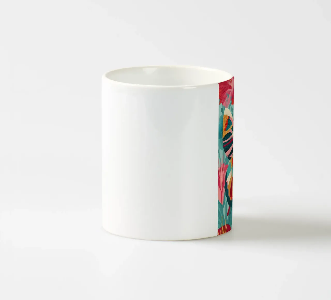 Portrait of a Butterfly in Bloom tazza in ceramica da Luca
