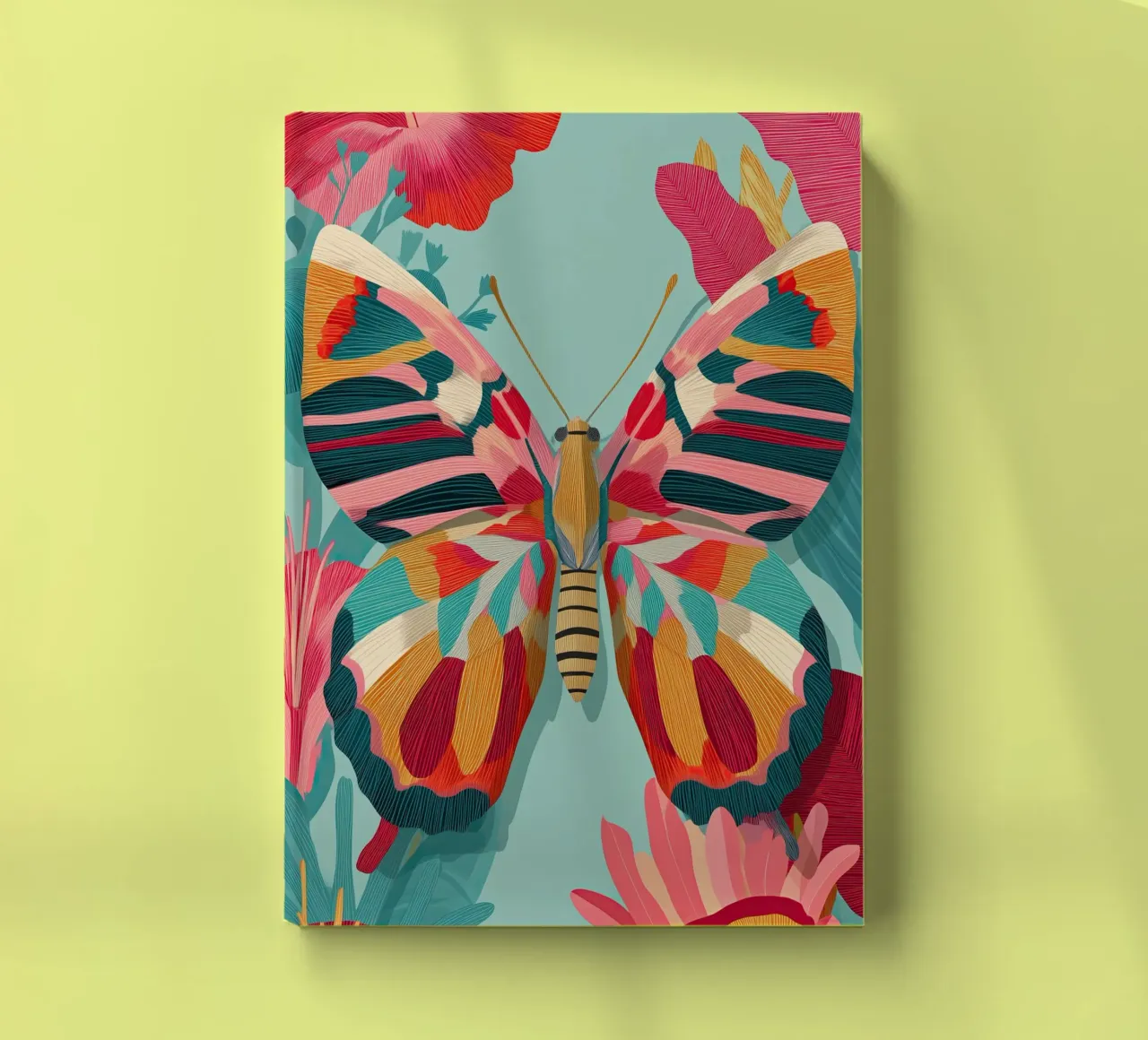 Portrait of a Butterfly in Bloom notebook by Luca