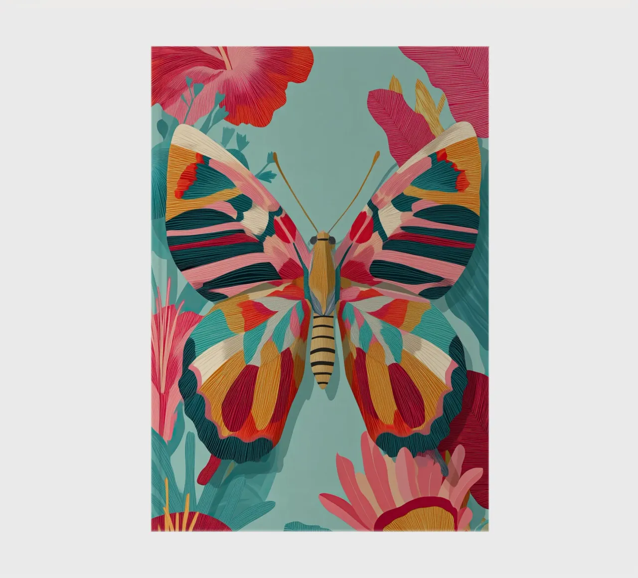 Portrait of a Butterfly in Bloom notebook by Luca