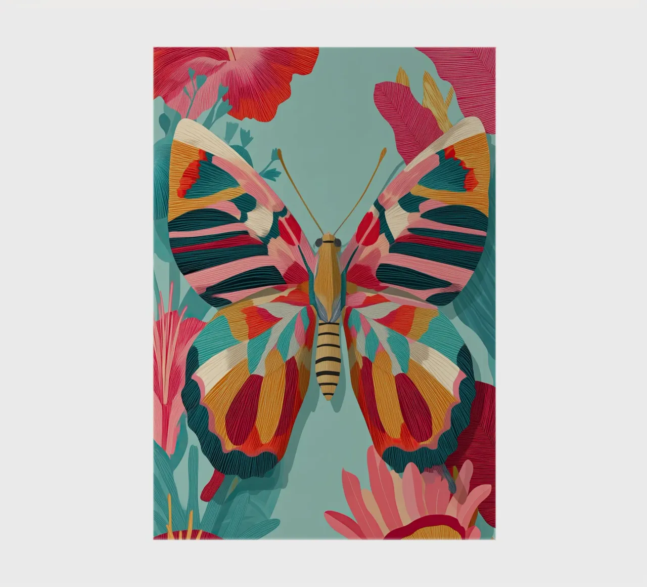 Portrait of a Butterfly in Bloom notebook by Luca