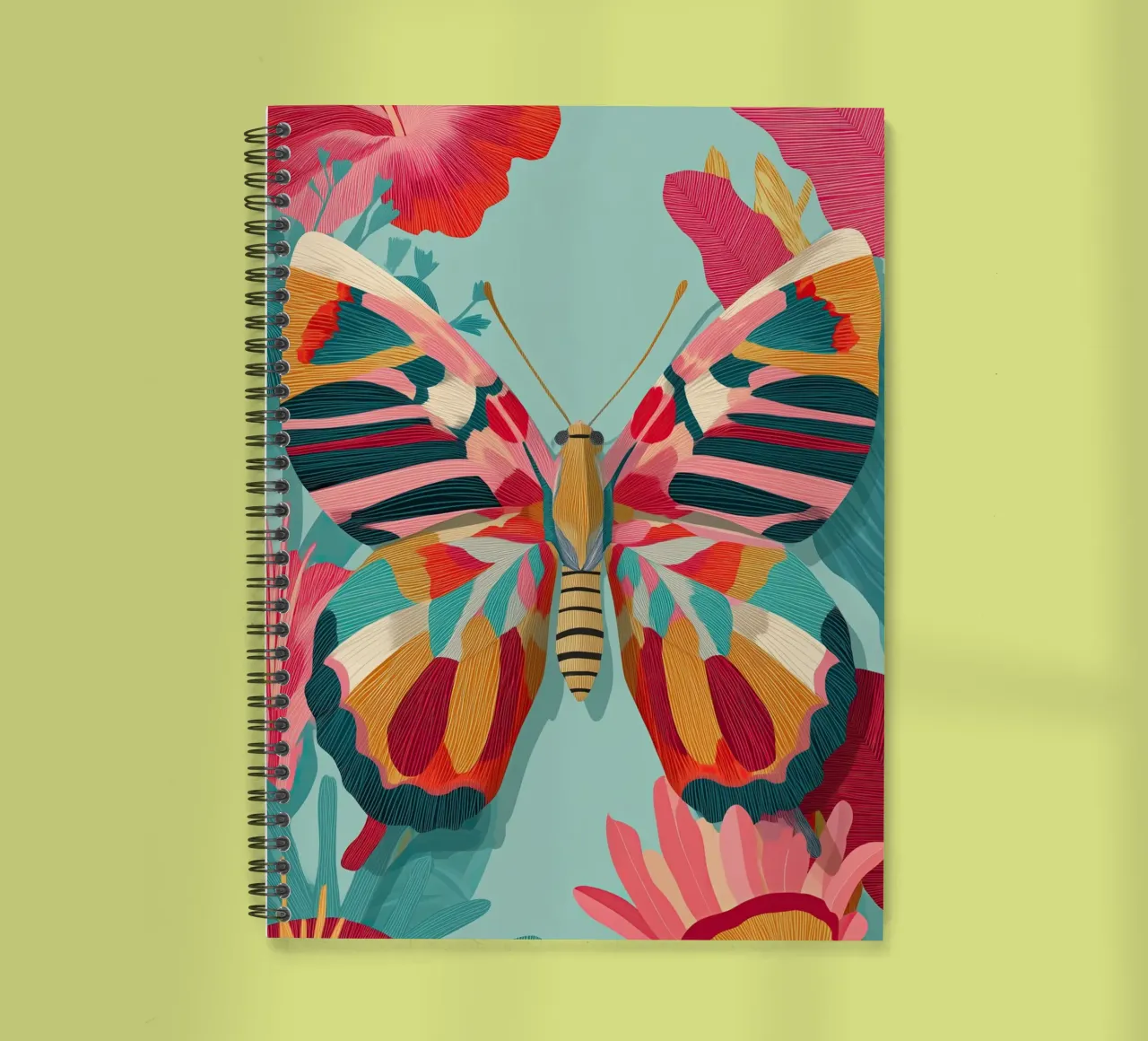 Portrait of a Butterfly in Bloom diario ad anelli da Luca