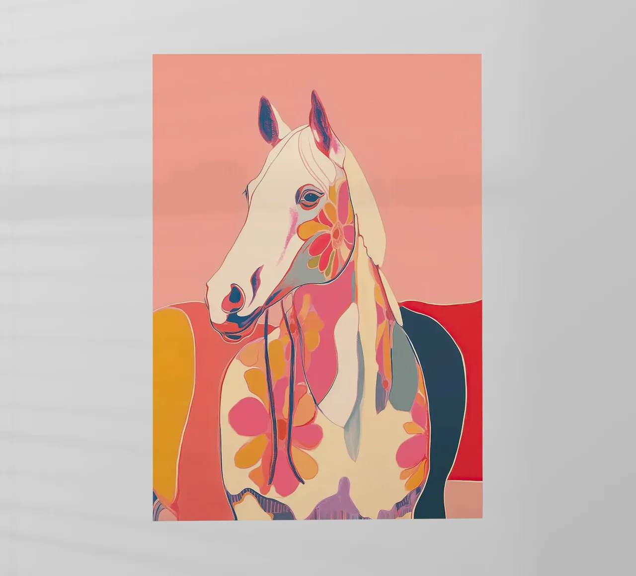 Portrait of a Horse in Bloom pellicola backlit da Luca