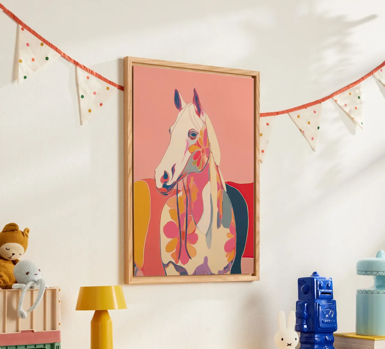 Portrait of a Horse in Bloom plexiglass da Luca