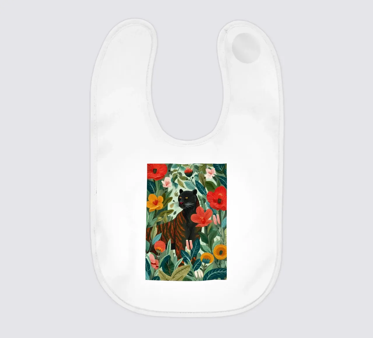 Portrait of a Panther in Bloom I babero de Luca