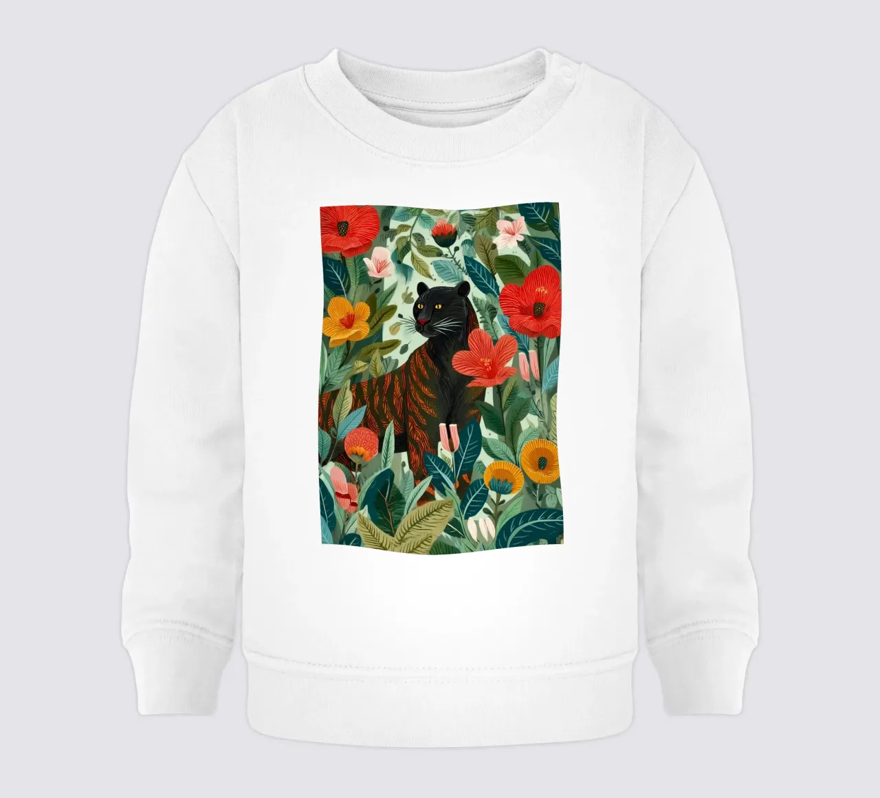 Portrait of a Panther in Bloom I sudadera de bebé de Luca