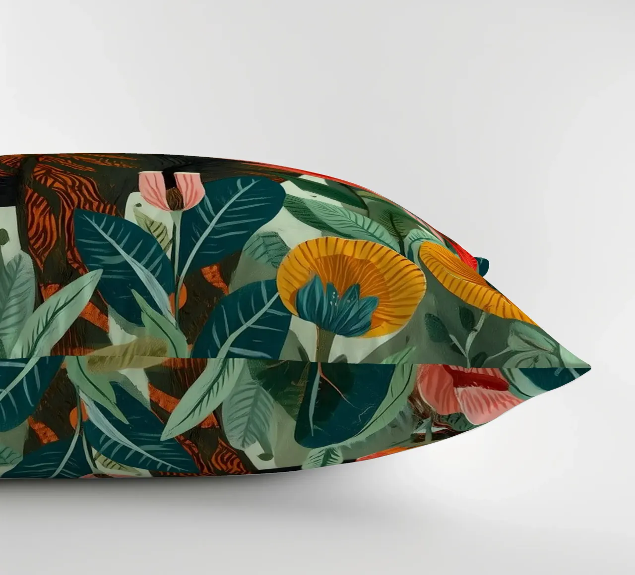 Portrait of a Panther in Bloom I cuscino da Luca